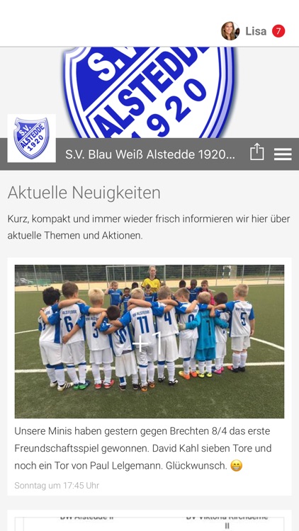 S.V. Blau Weiß Alstedde 1920