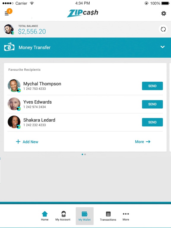 Screenshot #6 pour ZipCash Wallet