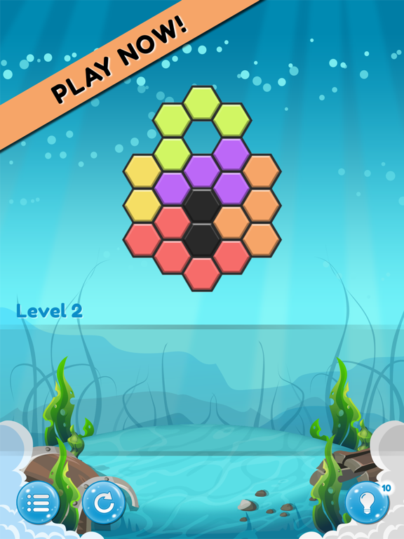 Block Merger - One Hexa Puzzle iPad screenshot 4 - Games app