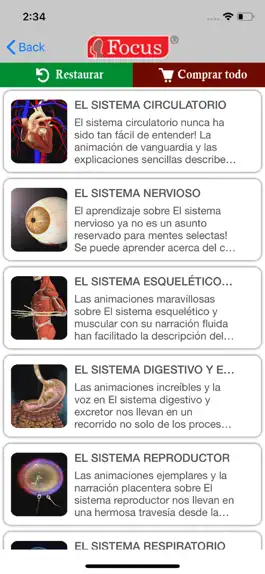 Game screenshot Junior Anatomía apk