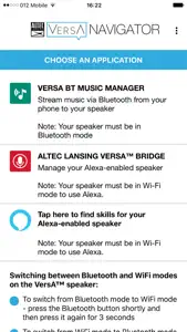 Altec Lansing VersA Navigator screenshot #1 for iPhone