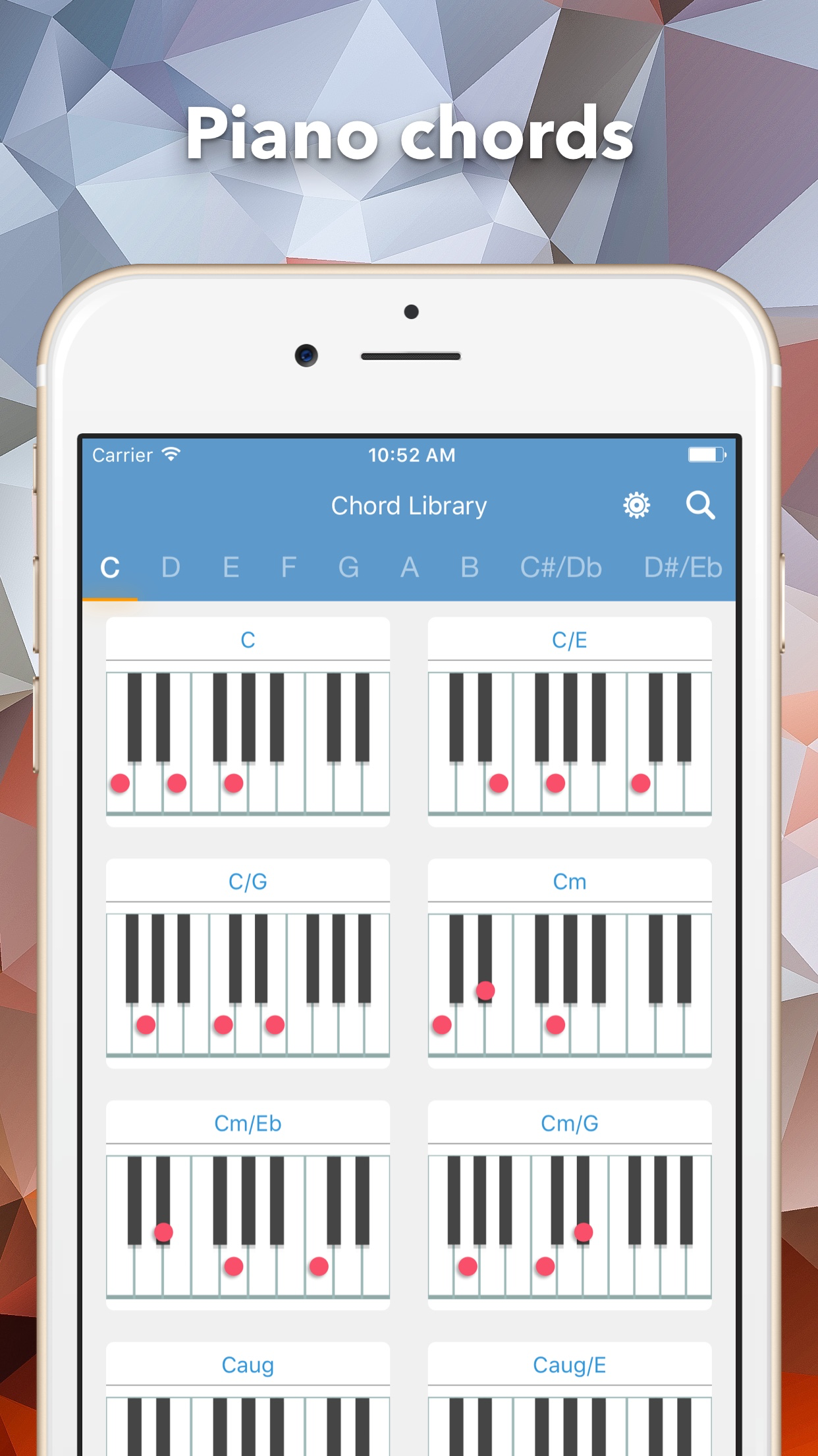 Chord Library - Guitar, Ukulele And Piano Chord