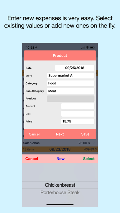 Expenses - in what spend money screenshot 6