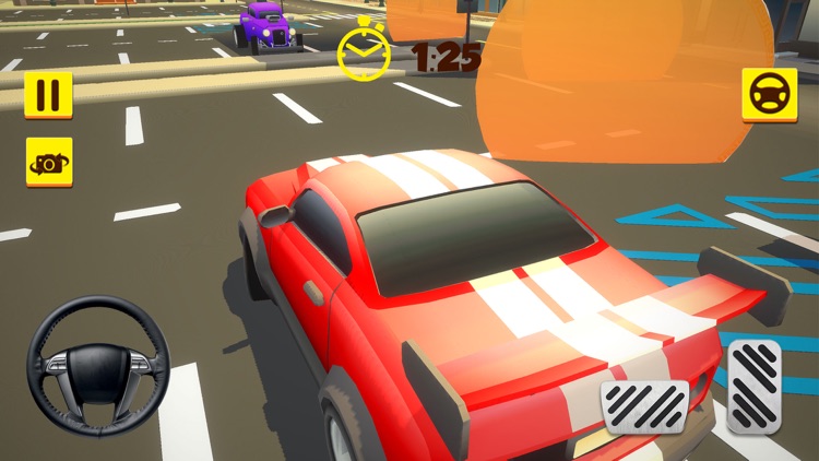 Smart Car Toon Driving