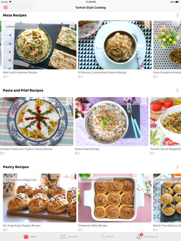 Turkish Style Cooking iPad screenshot 5 - Food & Drink app