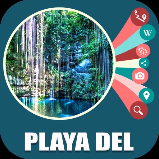 Playa del Carmen Travel Map icon