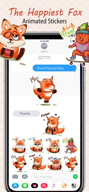 Cute Fox Stickers(圖4)-速報App