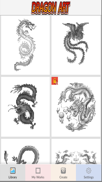 Dragon Art Pixel Coloring screenshot 4