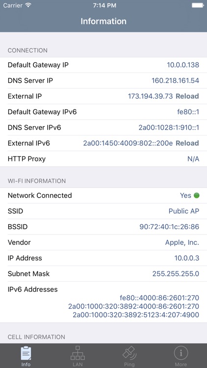 Network Analyzer Lite - wifi info, scanner & ping