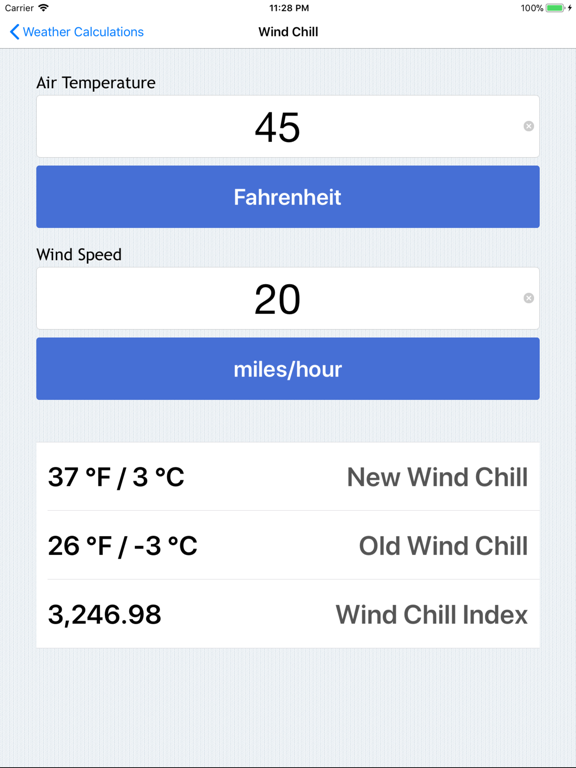 Screenshot #6 pour Weather Calculations