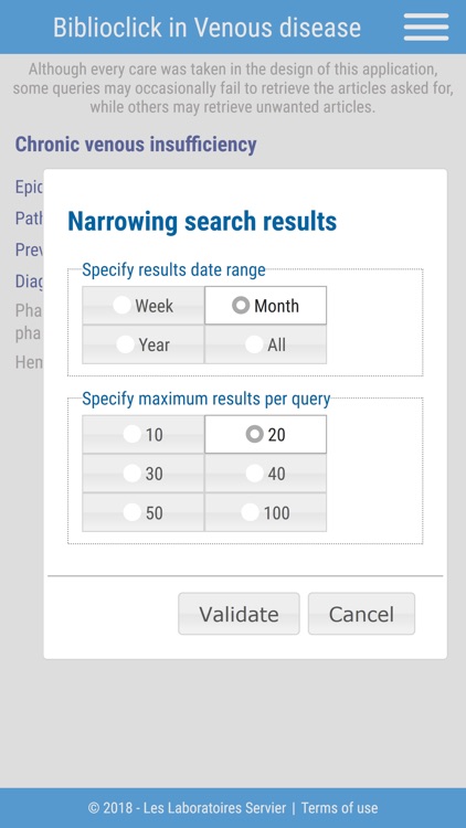 Biblioclick in Venous disease screenshot-3