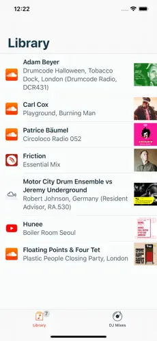 Capture 1 DJ Mixes, Sets and Podcasts iphone