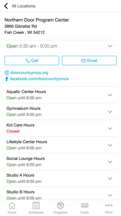 Door County Ymca By Daxko Llc