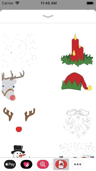 Christmas movsticker screenshot 2