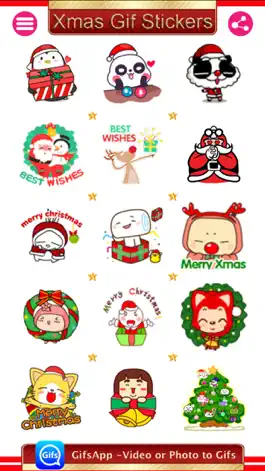 Game screenshot Xmas Gif-Christmas Gif Sticker mod apk