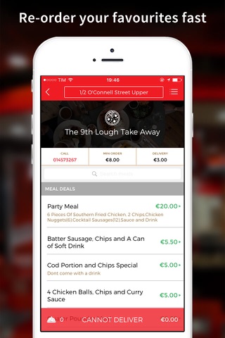 The 9th Lough Take Away App screenshot 3