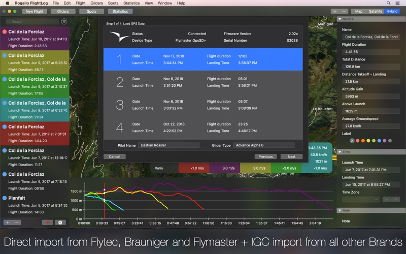 Screenshot #2 pour Rogallo FlightLog