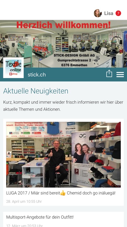 Stick-Design Gröbli AG