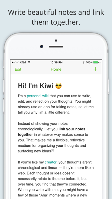 Kiwi Personal Wiki By Mark Hudnall Productivity Category