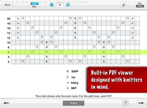 JKnitHD Pro - Knitting Helper screenshot 2