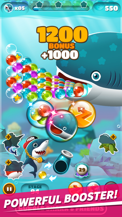 Screenshot #3 pour Bubble Shark & Friends