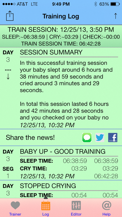 Baby Sleep Trainer Screenshot