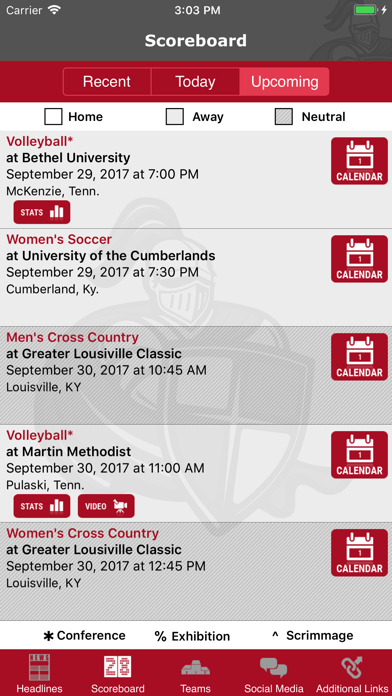 Screenshot #3 pour William Carey Athletics