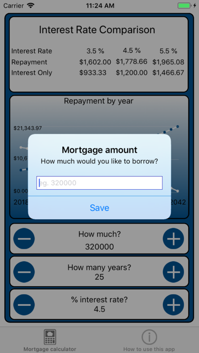Screenshot #3 pour Mortgage calc