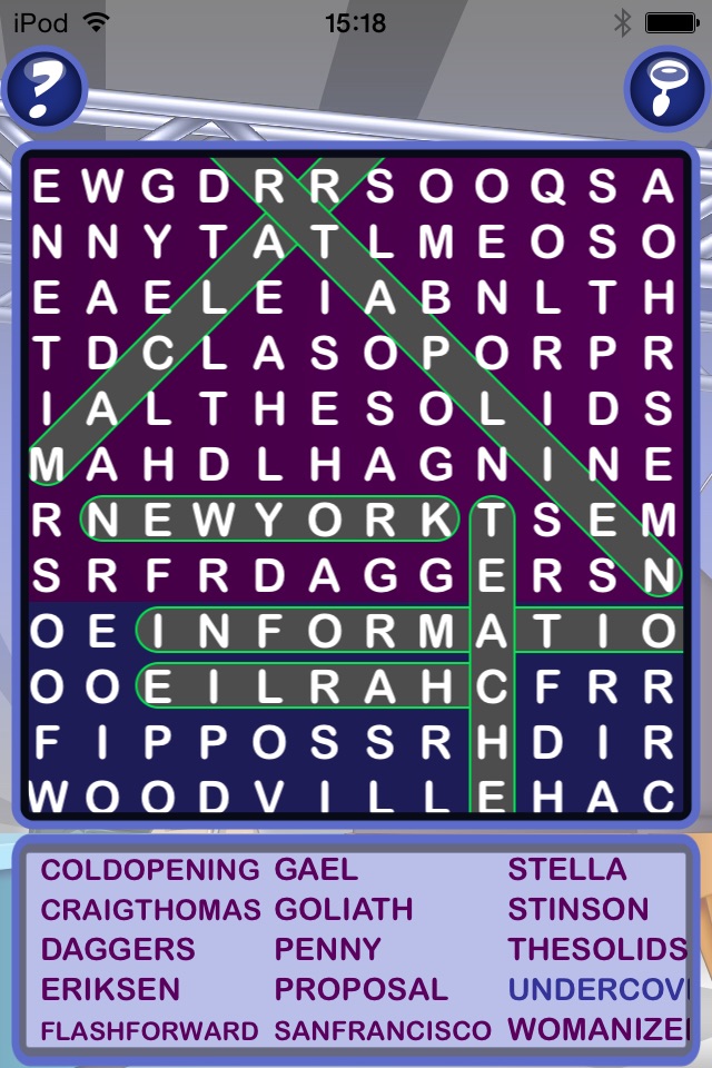 Epic TV Word Search 2 - huge television wordsearch screenshot 2