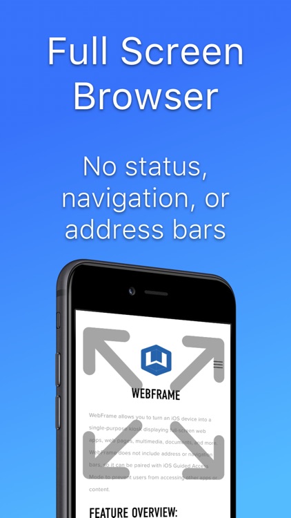 WebFrame Pro Kiosk