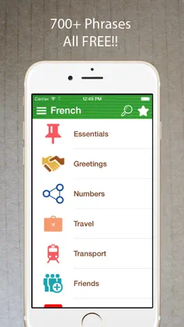 Game screenshot Learn French Phrasebook Pro + mod apk