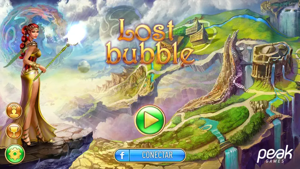 Captura de pantalla de Lost Bubble - Pop Bubbles en iPhone 4