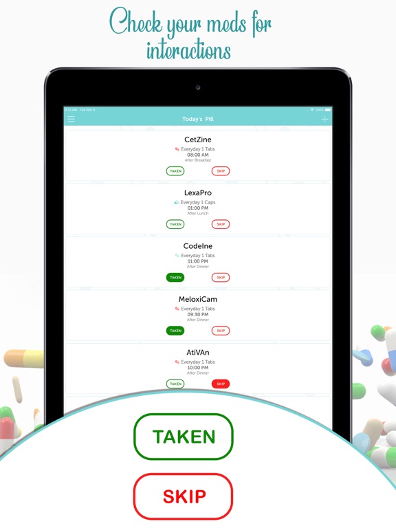 Screenshot #5 pour Pill Reminder - Pill Tracker