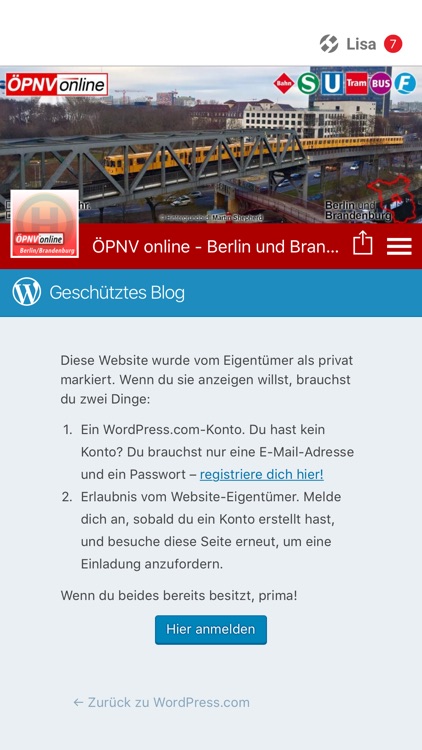 ÖPNV online - BE und BB