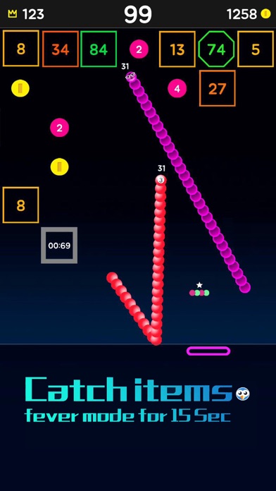 Snake Bricks-Bounce Balls Screenshot