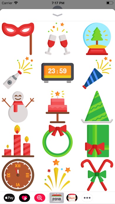 New Year 2018 Stickers Pack screenshot 2