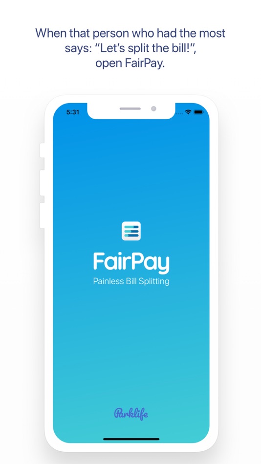 #1. FairPay - Bill Splitter (iOS) 由: Parklife, Inc