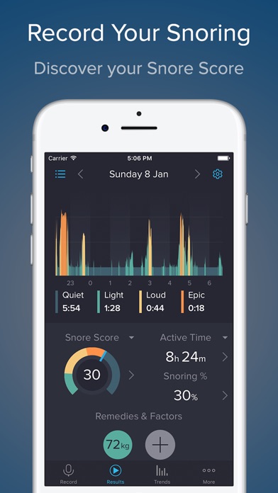 SnoreLab : Record Your Snoring Screenshots