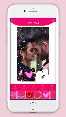Game screenshot Cute Love Photo Frame mod apk