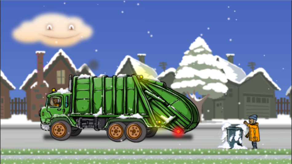#2. Garbage Truck: Snow Time (iOS) 由: Good Glue