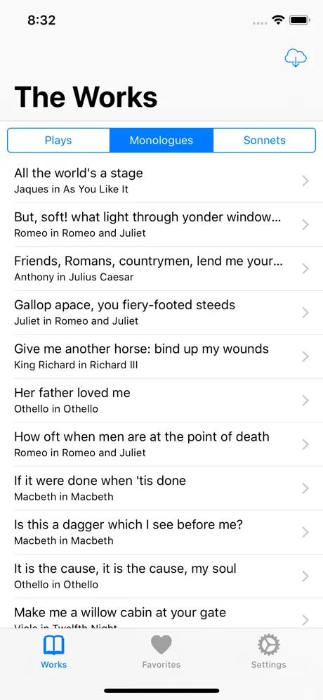 The Shakespeare App