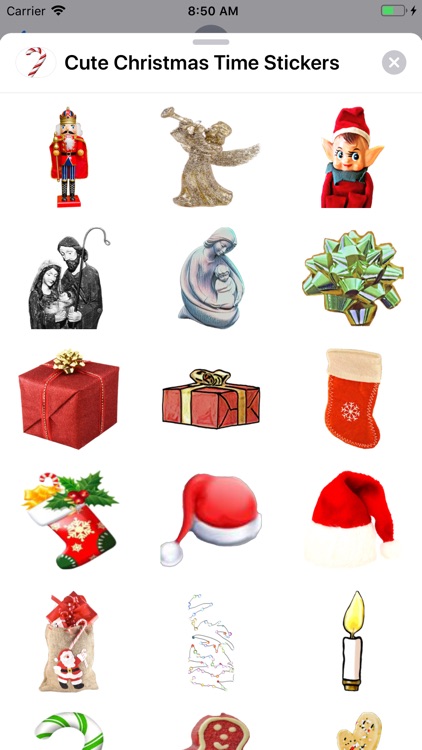 Cute Christmas Time Stickers