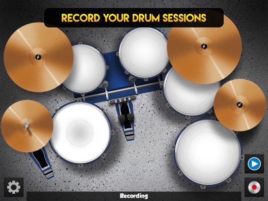 Drum Set Pro HD iPad screenshot 4 - Music app
