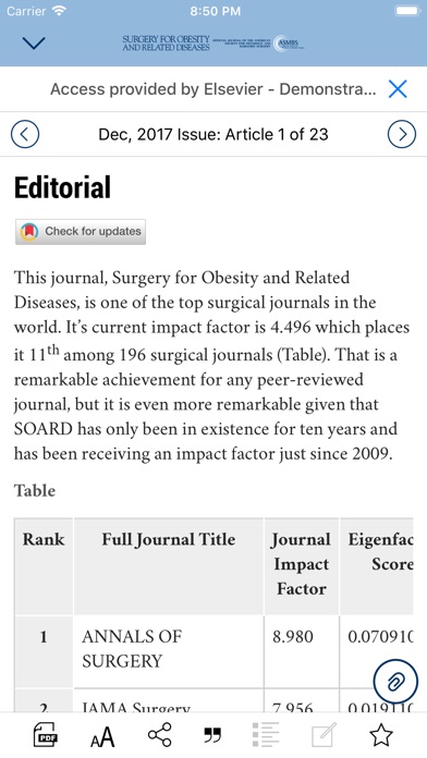 SOARD Journal screenshot1