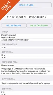 mediterranean sea gps charts iphone screenshot 2
