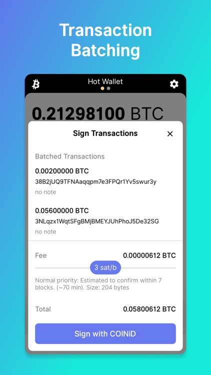 Bitcoin Wallet for COINiD screenshot-4