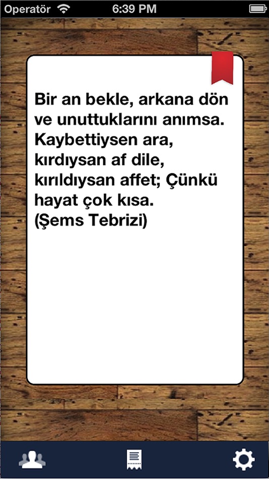 #1. Günün Sözü (iOS) Podle: Tansel Demir