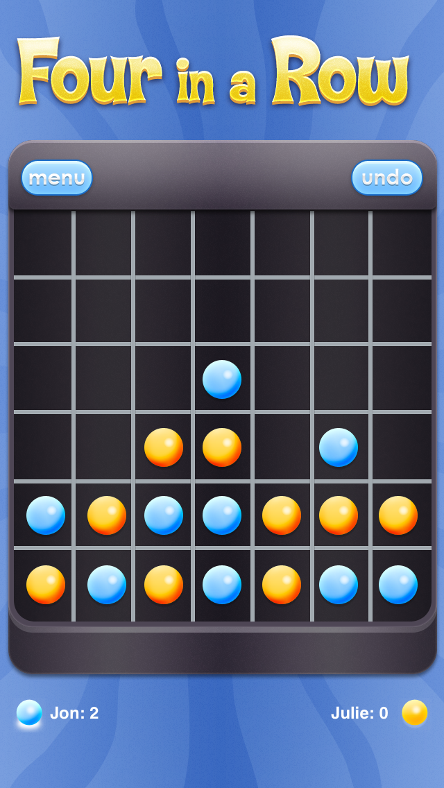 Screenshot #1 pour Four in a Row Pro