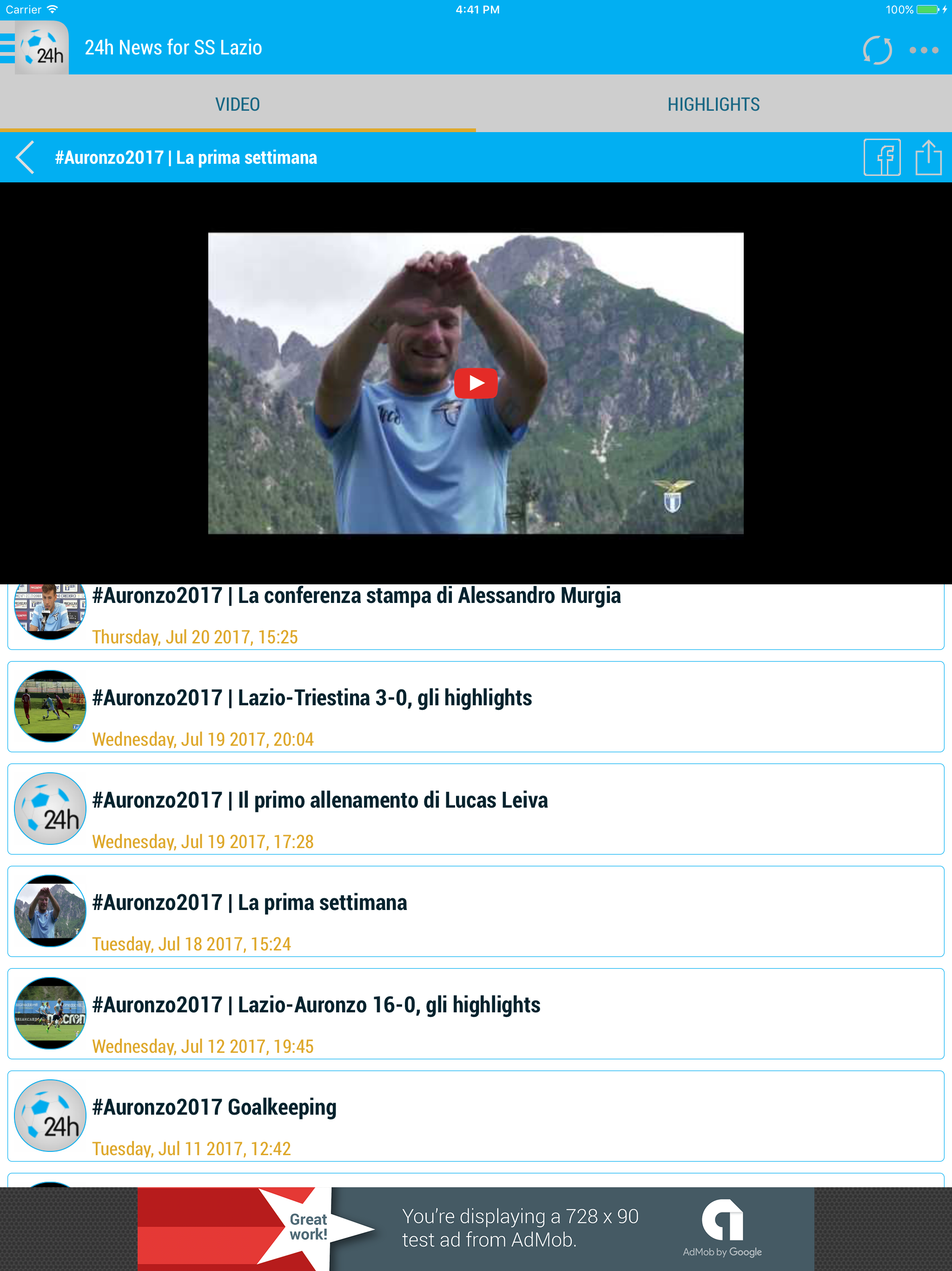24h News for SS Lazio screenshot 8