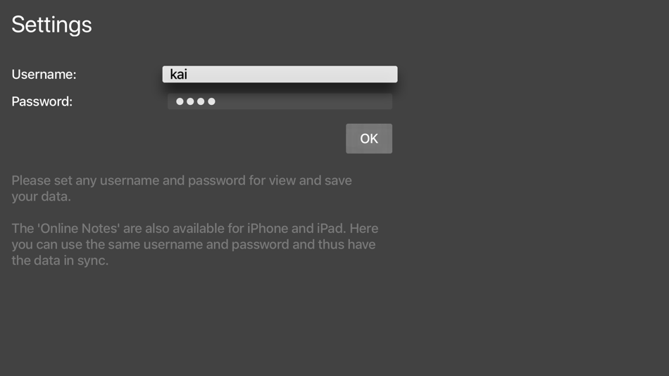 #2. Online Notes for TV (iOS) Podle: Kai Bruchmann